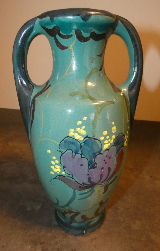 Vaas, 2 oren, urn vaas GOUDA aardewerk [1608-C], Antiek en Kunst, Antiek | Keramiek en Aardewerk, Ophalen