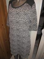 Maison Scotch prachtige jurk zwartwit dierenprint m/l, Maat 38/40 (M), Zwart, Zo goed als nieuw, Maison Scotch