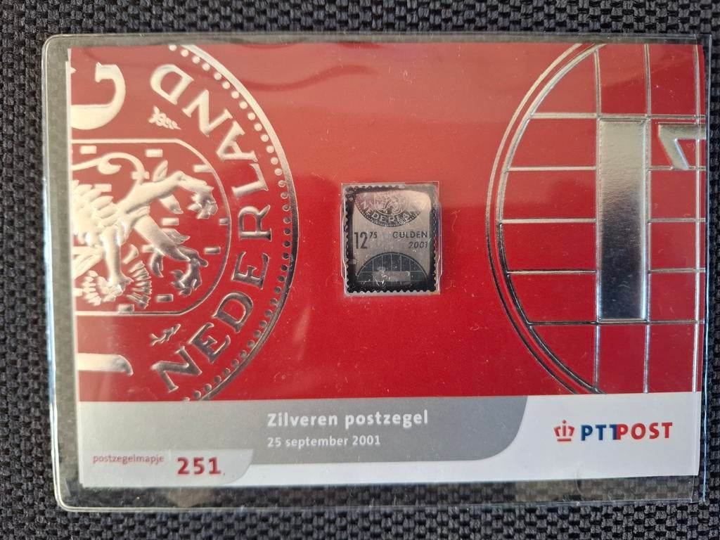 Zilveren postzegel, Ophalen of Verzenden, Postfris