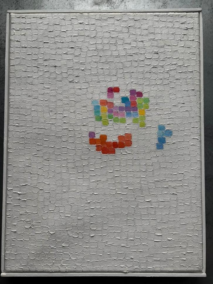 Jaap Hillenius, schilderij, Antiek en Kunst, Kunst | Schilderijen | Abstract, Ophalen of Verzenden