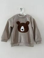 Leuke beertjes trui lente beige ribbel sweater nieuw 92/98, Kinderen en Baby's, Kinderkleding | Maat 98, Ophalen of Verzenden