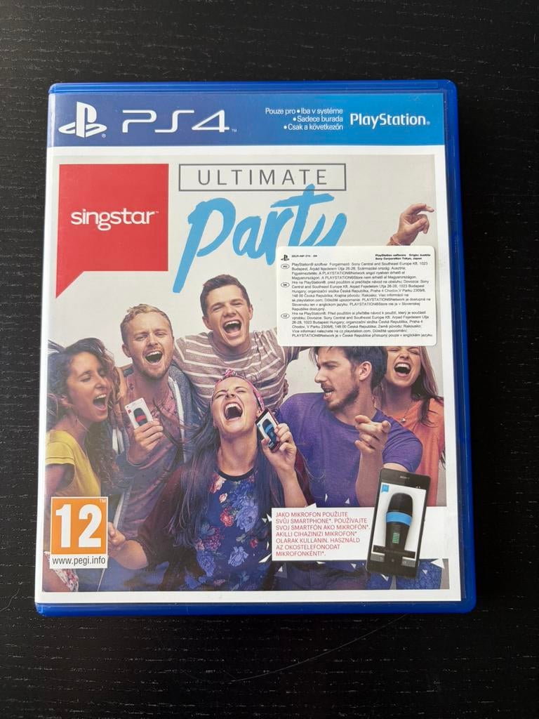 Singstar party PS4, Spelcomputers en Games, Muziek, Ophalen of Verzenden, Zo goed als nieuw, 3 spelers of meer