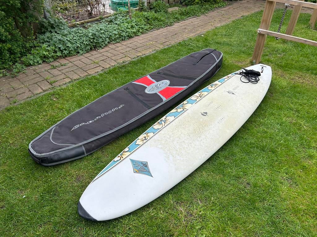 BIC Malibu mini 7’3 surfboard surfplank, Watersport en Boten, Golfsurfen, Ophalen, Zo goed als nieuw, Longboard