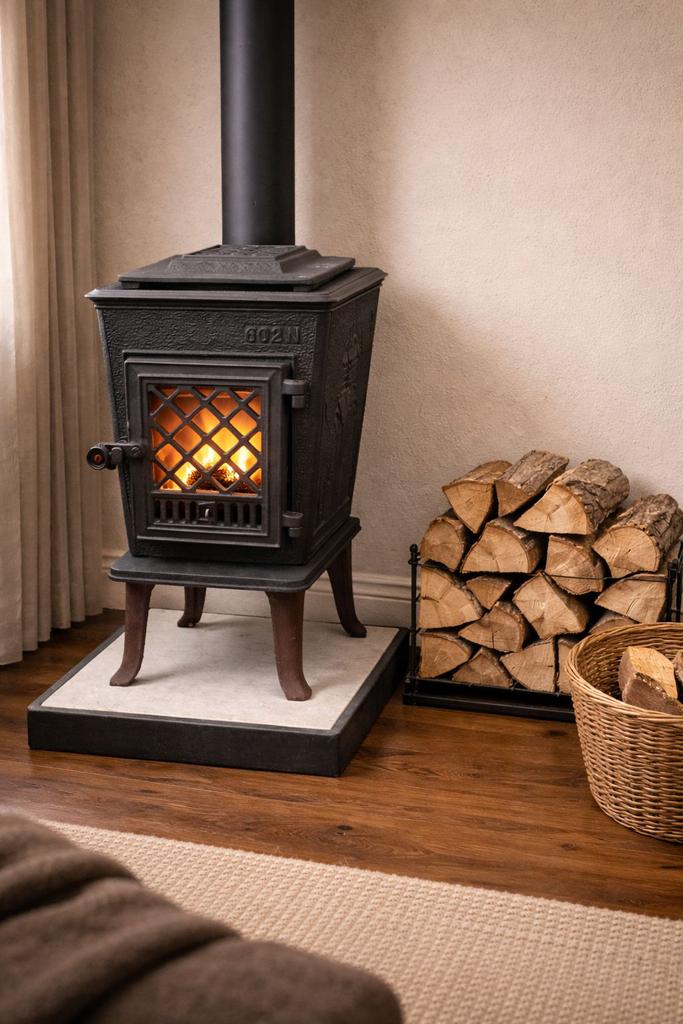 Jøtul 602 N, Ophalen of Verzenden, Zo goed als nieuw, Hout, Houtkachel