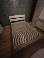Wit ikea Trysil bedframe met lattenbodem 140x200 cm, Huis en Inrichting, Slaapkamer | Bedden, Ophalen, Gebruikt, Wit, Tweepersoons