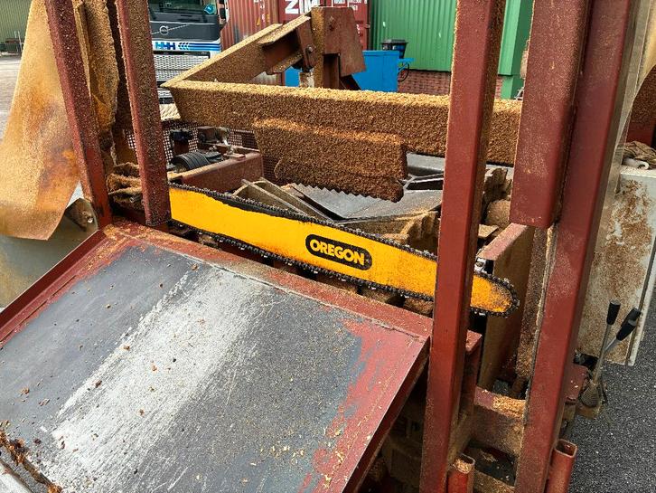 bomenzaag, zaagmachine, kachelhout, boomstammen, houtklover, Zakelijke goederen, Machines en Bouw | Industrie en Techniek, Ophalen