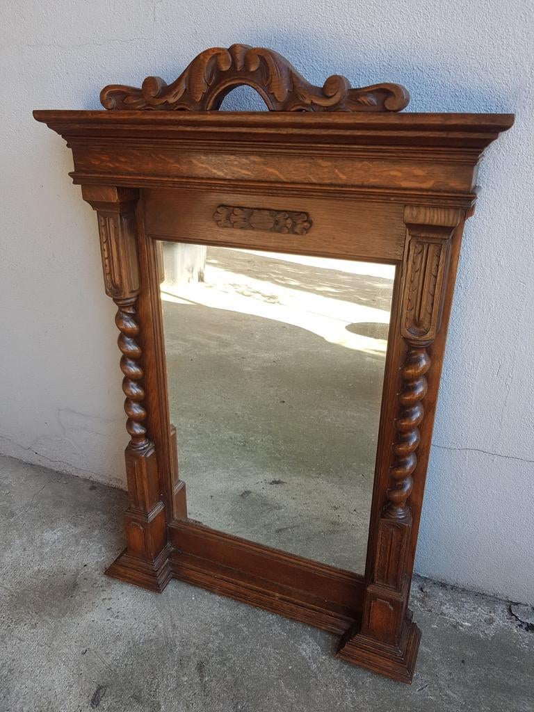 Spiegel, Antiek en Kunst, Ophalen of Verzenden, Rechthoekig