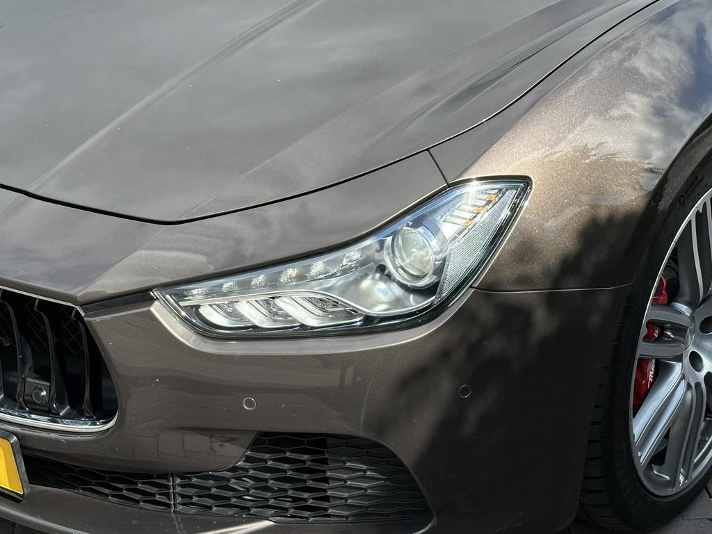 Maserati Ghibli 3.0 V6 D Leer Navi 20”, Auto's, Achterwielaandrijving, Gebruikt, Euro 6, Bruin