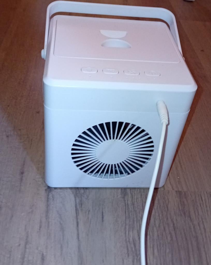 Compacte Aircooler - Draagbare Luchtkoeler, Tafel- of Grondventilator, Minder dan 60 m³, Ventileren, 3 snelheden of meer