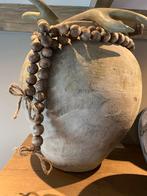 Houten kralen ketting XXL - Decoratieve slinger, Ophalen of Verzenden, Gebruikt