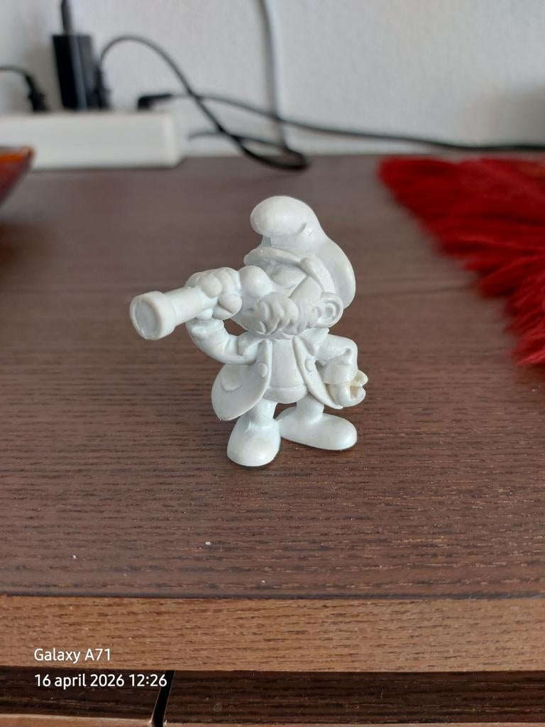 Smurfen rohling kapitein wit, Verzamelen, Smurfen, Ophalen of Verzenden, Zo goed als nieuw, Verschillende Smurfen