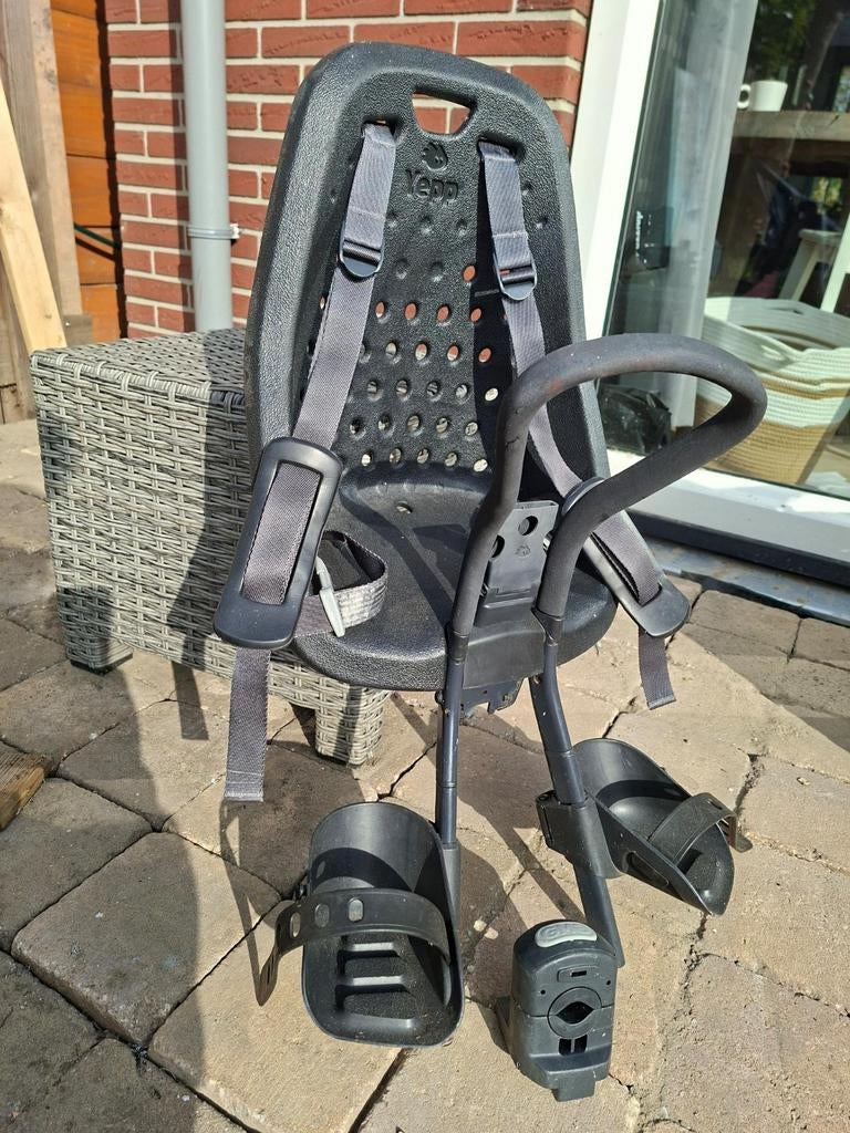 Yepp voorzitje met adaptor, Ophalen, Yepp, Gebruikt, Voetsteuntjes