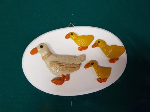 wandbord met eenden gips, Ophalen of Verzenden, 'T Olde Gre-j, Info@toldegrej.nl, Endepoelstraat 20f Didam