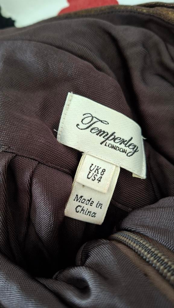 Temperley London jurk goudkleurig, Ophalen of Verzenden