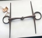 Antiek Paardenbit ca. 1900 Handgemaakt Smeedijzer Trenchbit, Antiek en Kunst, Antiek | Gereedschap en Instrumenten, Ophalen of Verzenden