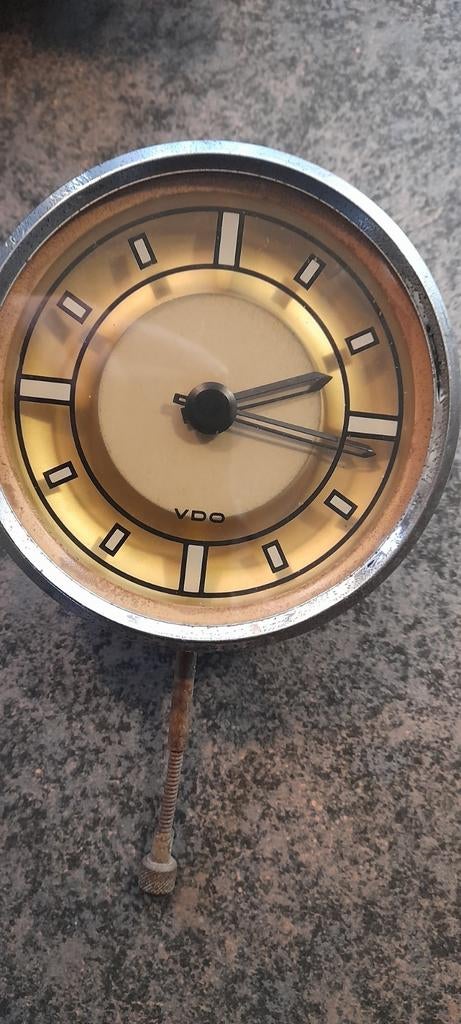 VDO opwin klok 70 jaar oud.uit autobus Sauwer, Ophalen of Verzenden