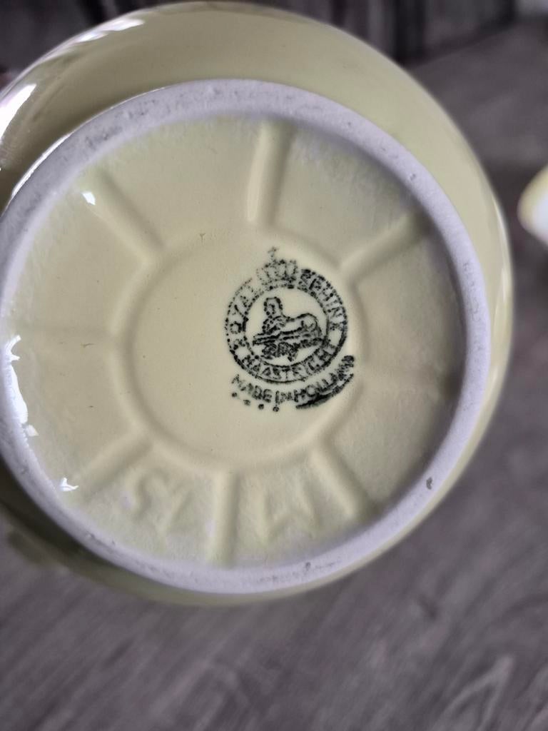 Société Céramique Maastricht kan en schaal, Antiek en Kunst, Ophalen