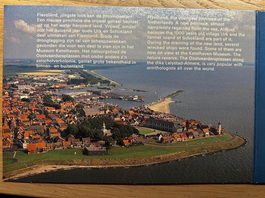 Nederlandse Muntset 1989 Flevoland FDC, Postzegels en Munten, Munten | Nederland, Setje, 5 gulden, Koningin Beatrix, Ophalen of Verzenden