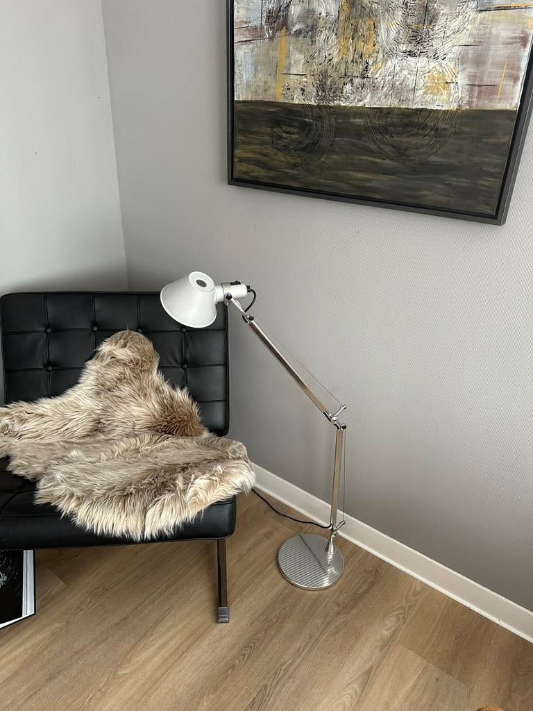 Artemide Tolomeo Lettura vloerlamp, Huis en Inrichting, Lampen | Vloerlampen, Ophalen, Gebruikt, Design, Metaal