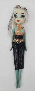 Monster High Frankie Stein pop ca. 24cm, Ophalen of Verzenden, Gebruikt, Pop