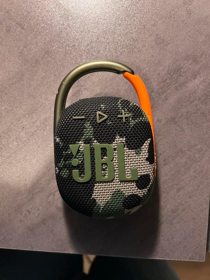 JBL Clip 4 Mini Bluetooth Speaker Camouflage, Audio, Tv en Foto, Luidsprekers, Zo goed als nieuw, Overige typen, Minder dan 60 watt