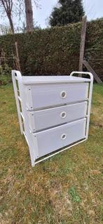 IKEA LOTE ladekastje, ladekast 3 lades, wit, 55x36x62 cm, Ophalen, 50 tot 100 cm, Zo goed als nieuw, 3 of 4 laden