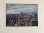 Ikea Canvas Poster New York Skyline 140x100, 125 cm of meer, Ophalen of Verzenden, 75 cm of meer, Print