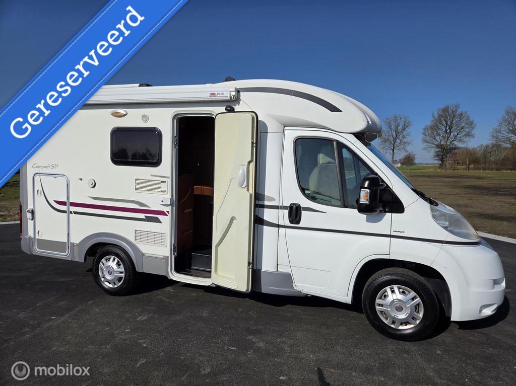Adria Compact SP 2009 ☆Dwarsbed Euro 4, Cruise Bearlock☆, Luifel, Bedrijf, Half-integraal, Achteruitrijcamera