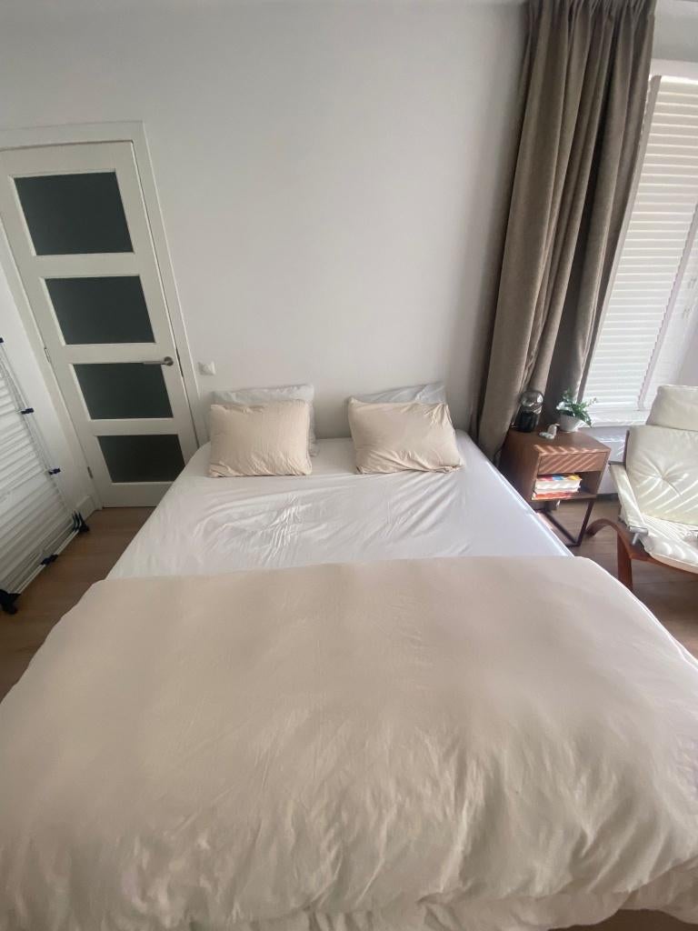 Bed auping + matras + topper, Ophalen, Gebruikt, Tweepersoons, 180 cm