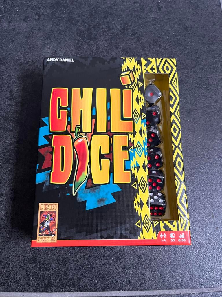 Chili Dice Dobbelspel - Nieuw in Verpakking, Drie of vier spelers, Ophalen of Verzenden, Nieuw