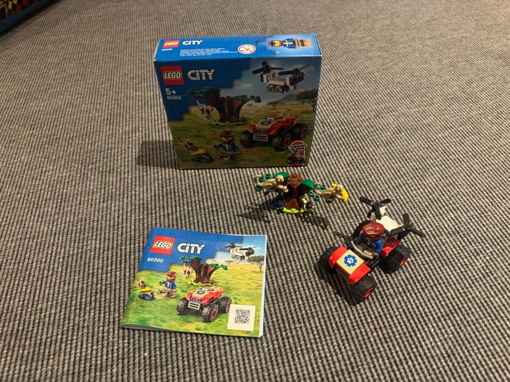 LEGO City 60300 Wilde Dieren Reddingsquad, Ophalen of Verzenden, Zo goed als nieuw, Complete set, Lego