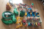 Grote collectie treinbanen, treintjes en accessoires Geotrax, Ophalen of Verzenden, Gebruikt