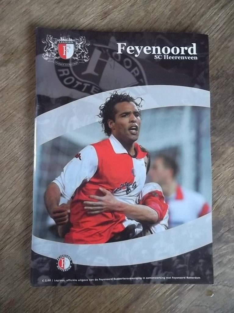 Programmaboekje Feyenoord - SC Heerenveen 28 april 2002, Ophalen of Verzenden, Gelezen, Watersport en Hengelsport