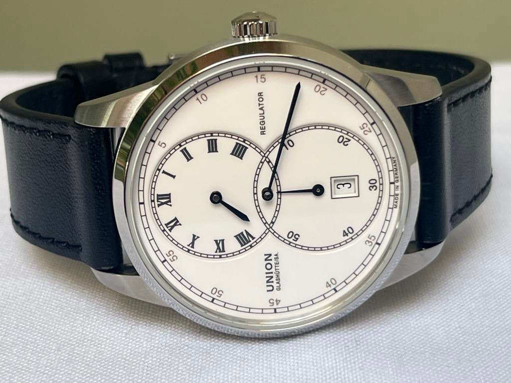 Union Glashütte 1893 Regulator, Antiek en Kunst, Ophalen of Verzenden