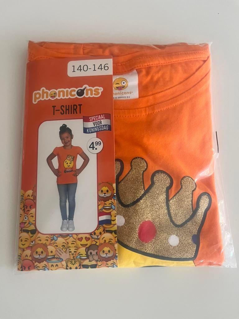 Koningsdag kinderkleding en accessoires, Ophalen of Verzenden, Zo goed als nieuw, 122 t/m 128, Jongen of Meisje