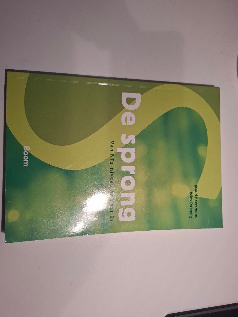 Nt2 werkboek de sprong Nederlands, Nieuw, Ophalen of Verzenden, Alpha, Boom