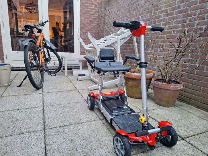 Mlite opvouwbare scootmobiel, Diversen, Brommobielen en Scootmobielen, Zo goed als nieuw, Overige merken, 15 km of minder, 10 km/u of minder