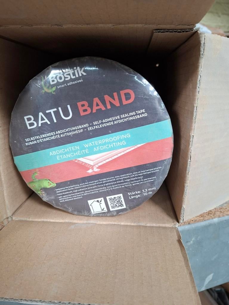 Bostik Batuband Zelfklevende Afdichtingsband - 150mm x 10m, Minder dan 4 cm, Overige materialen, Nieuw, Ophalen of Verzenden