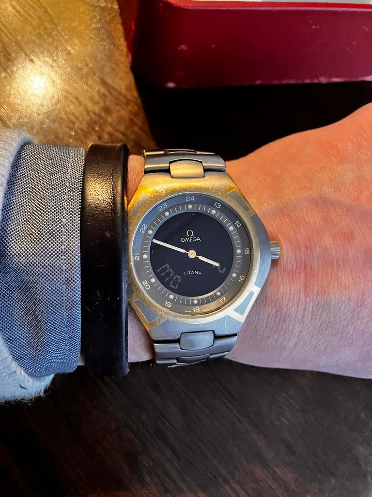 Omega Seamaster Titane Polaris Jumbo, Sieraden, Tassen en Uiterlijk, Horloges | Antiek, Polshorloge, Omega, Goud, 1960 of later