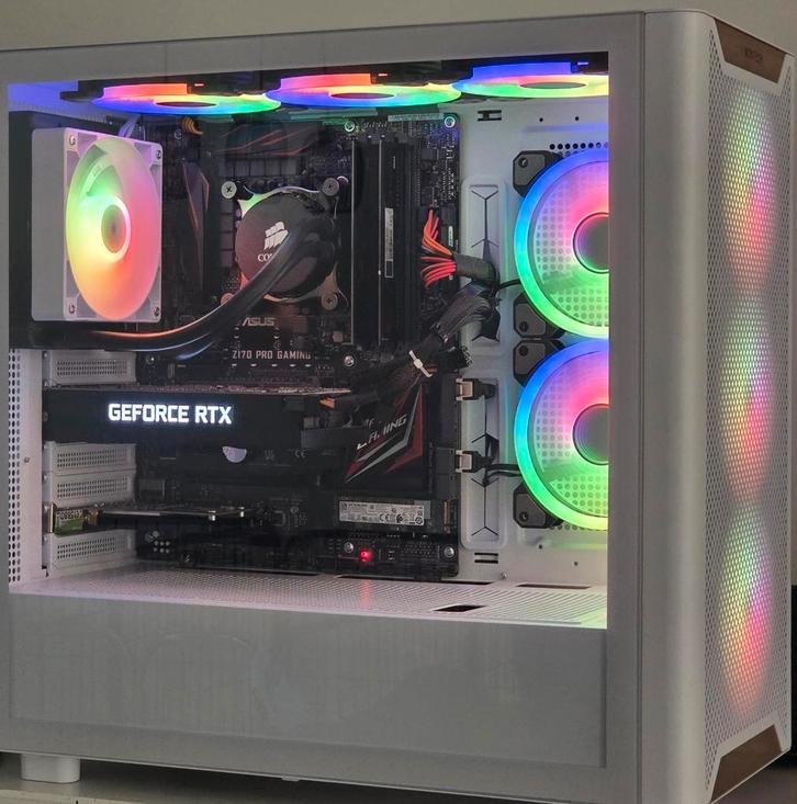 Gaming Asus  PC, Computers en Software, Desktop Pc's, Zo goed als nieuw, 3 tot 4 Ghz, HDD, SSD, 16 GB, Met videokaart, Gaming