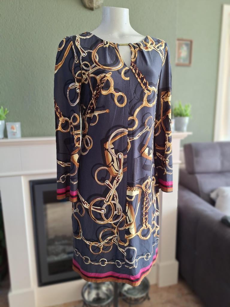 K-Design K Design jurk grijs M 38, Maat 38/40 (M), K-design, Verzenden, Knielengte