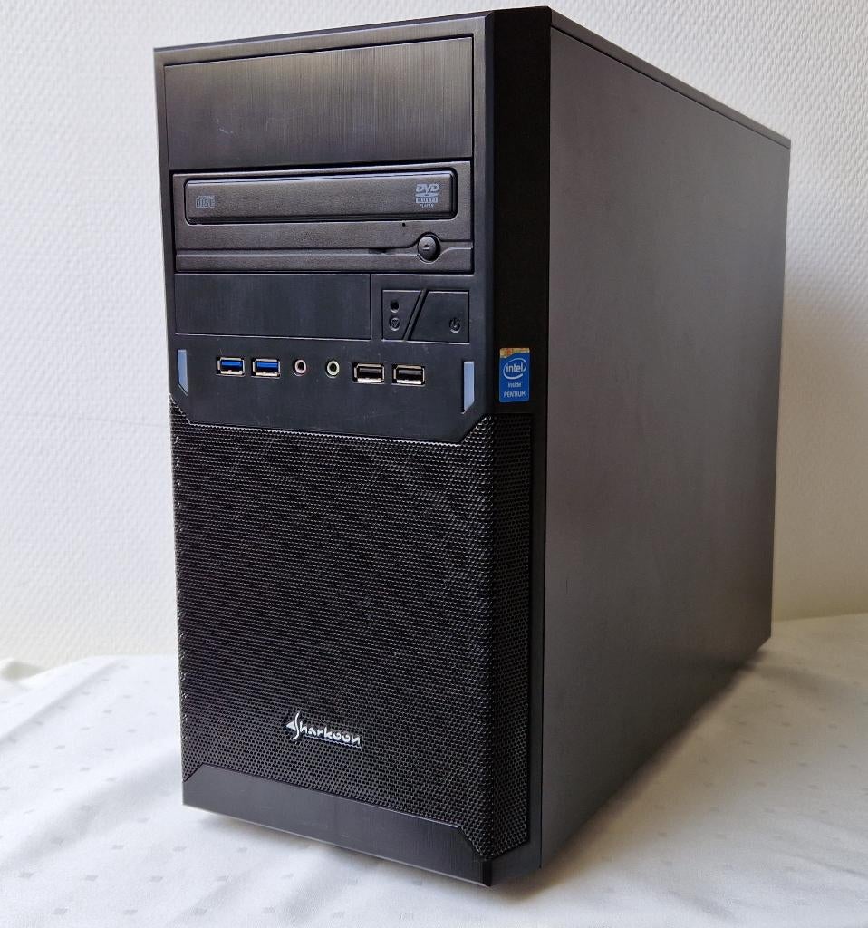 Super Stille Nette PC + 22”Lcd + Wind11+ SSd, Gebruikt, Met monitor, 8 GB, Ophalen of Verzenden