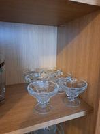 6 glazen voor bv ijs, Ophalen, Gebruikt, Glas, Glas of Glazen