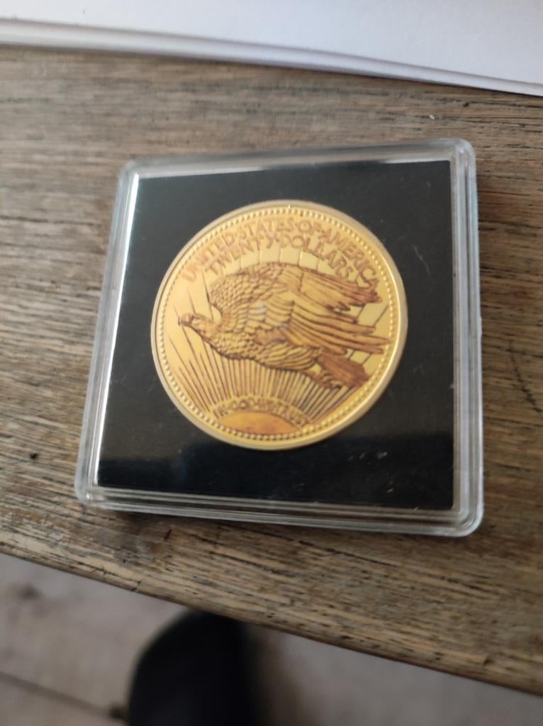 Replica golden eagle 22 gram, Ophalen of Verzenden, Goud