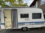 Hobby De Luxe 400 KB met Mover, Voortent en Luifel, Caravans en Kamperen, Caravans, Stapelbed, Hobby, Mover, Treinzit