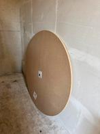 Mdf rond tafelblad 115 cm, Minder dan 25 mm, Ophalen of Verzenden, Zo goed als nieuw, Plank