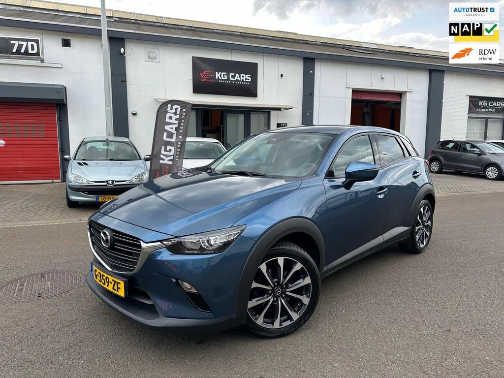 Mazda CX-3 2.0 SkyActiv-G 120 Sport Selected|12-2019|, Auto's, Mazda, 1998 cc, 4 cilinders, Blauw, Origineel Nederlands