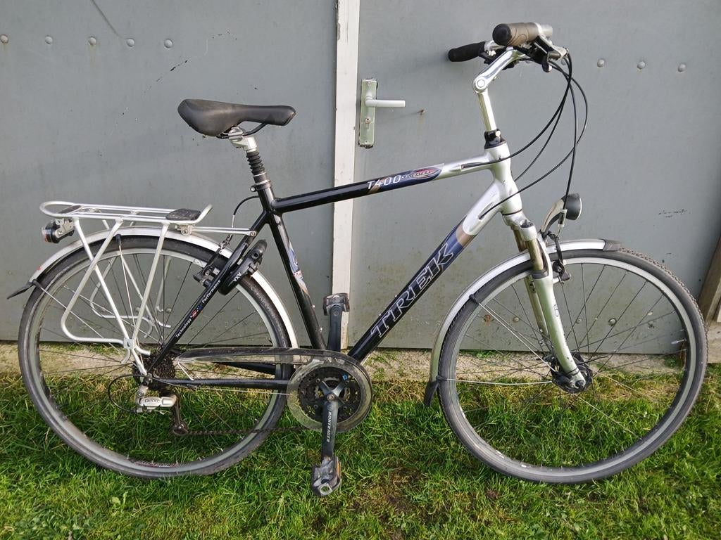 Trek Navigator T400 herenfiets – versnellingen – rijklaar, Minder dan 10 versnellingen, Vering, Zo goed als nieuw, 57 tot 61 cm