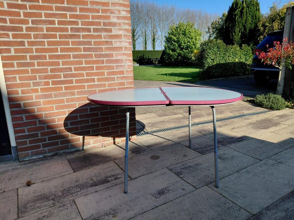 Handige opvouwbare campingtafel - Ideaal voor onderweg!, Ophalen of Verzenden, Gebruikt, Campingtafel
