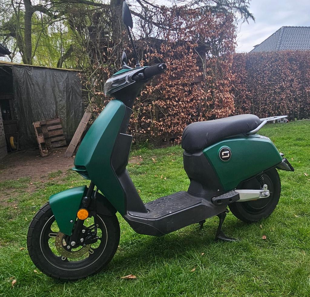 Super soco cux + battery 43Ah + oplader ZONDER PAPIEREN, Ophalen, Zo goed als nieuw, Maximaal 45 km/u, Elektrisch